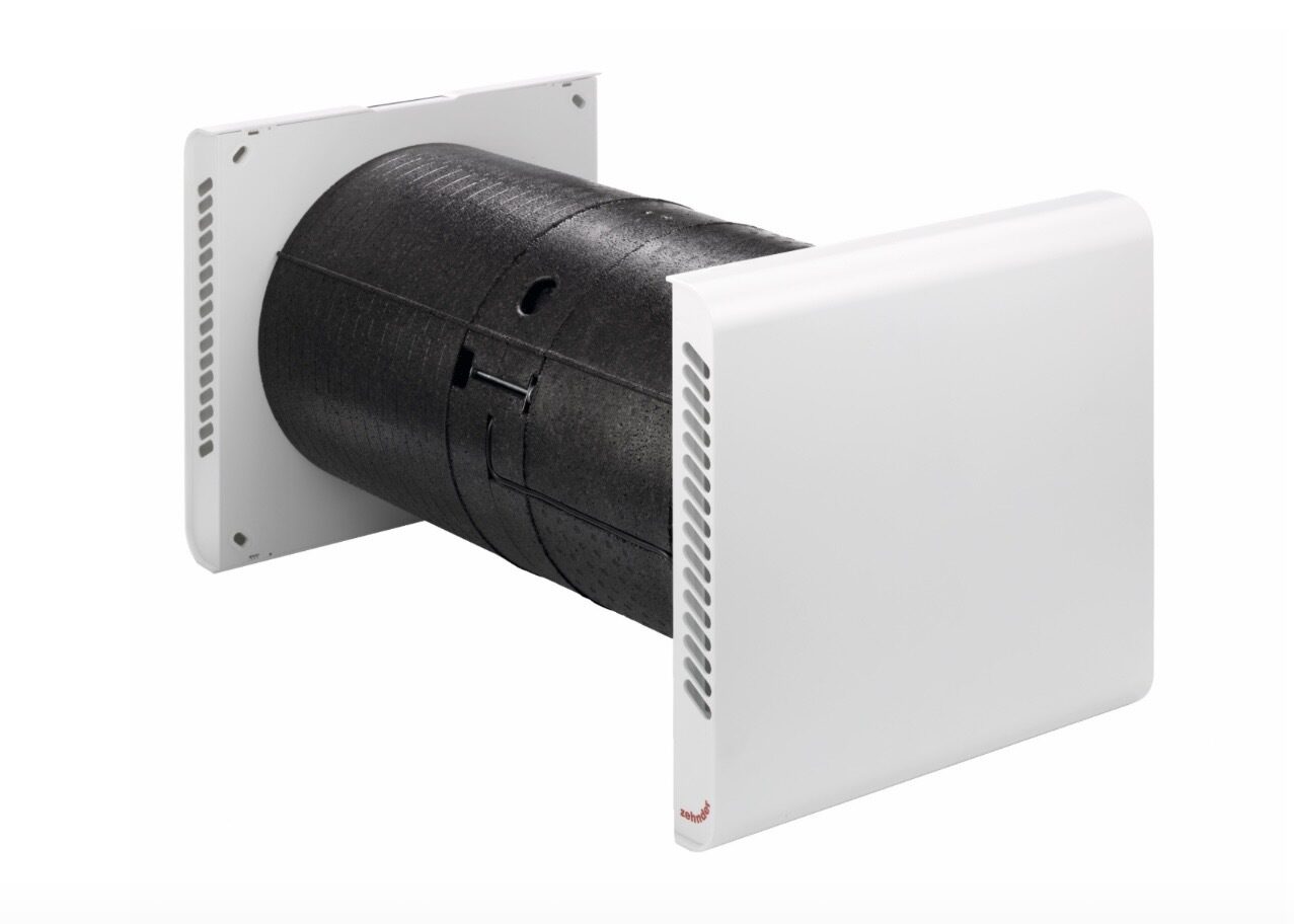 Zehnder ComfoSpot 50 Comfort ventilācijas iekārta, plastikāta fasādes reste