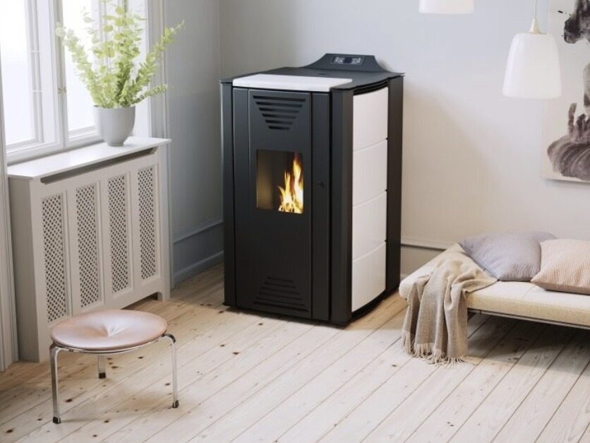 ThermoFLUX granulu kamīns INTERIO 14 (beišs)