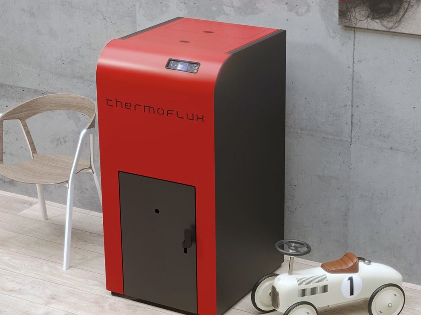 ThermoFLUX granulu kamīns INTERIO 18 ( 42 kg )