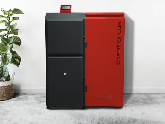 ThermoFLUX GRANULU APKURES KATLS PELLING 50 MAXI AR GRANULU TVERTNI 185KG (LABĀ PUSE).